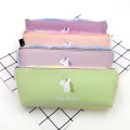 Custom colorful pony plush PU pencil case