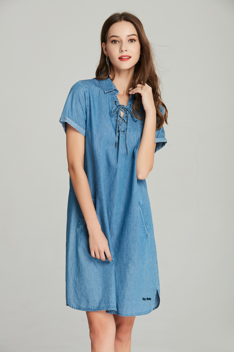 short sleeve ladies dress