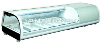 Automatic defrost direct cooling sysstem chilled display cabinets