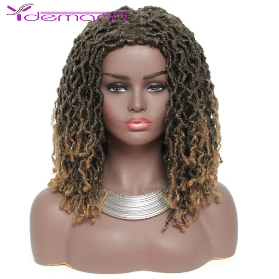 Wholesale Cheap For Black Women Soft Goddess Gypsy Faux Locs Wigs Synthetic Fiber Afro Dreadlock Hair Wigs Y Demand