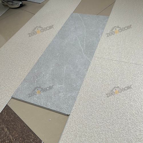 Tấm ốp tường SPC cao cấp Thiết kế rãnh 4 mặt chống thấm nổi Tấm ốp tường nội thất chống nước thân thiện với môi trường