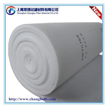 Synthetic Fiber ceiling air filter roll/eu5/f5 600g air filter medium for car spraying service