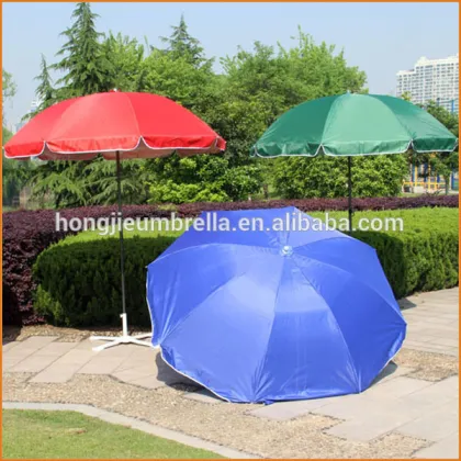 Customized logo sun protection promotional beach umbrella