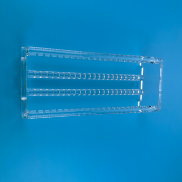 High Temperature Resistant Quartz Glass Wafer Holders & Laboratory Quartz Boats - Custom Sizes