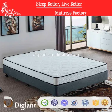 Queen size Medium Firm White Roll Up Pocket Spring Mattress