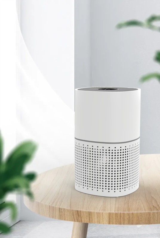 2024 Wholesale Smart Desktop Electric Hot Air Purifier with HEPA Filter  for Room Air Cleaning