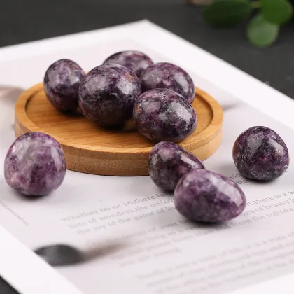 Wholesale Mother of Purple Cloud Crystal Stone Feng Shui Decorations