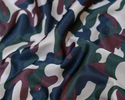 Mercerized Velvet 100% Polyester For Sport Suit