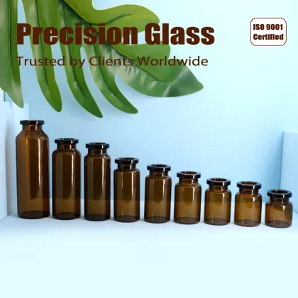 Gradient Amber Tubular Crimp Vial