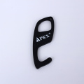 APEX Black Acrylic Door Opener Key Chain