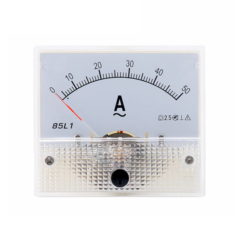 2021 New 85L1 AC Panel Meter Analog Panel Ammeter Dial Current Gauge Pointer Ammeter