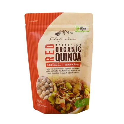 Certified Organic Grain Rice Quinoa Superfood Pouch Bag