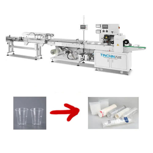 Mașină de ambalare automată de hârtie de plastic de plastic pentru fabricare