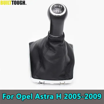 6 Speed Car Gear Shift Knob Lever Stick Gaitor Boot Cover For Opel/Vauxhall Astra H 2005 2006 2007 2008 2009