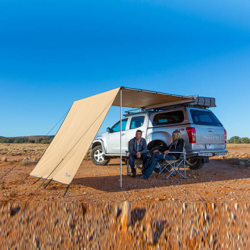 Car Side Awning with wind shield