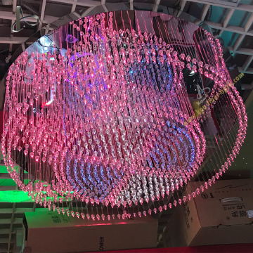 2023 KEPUAI DIY Fiber Optic Ceiling Lights for Home Decor Chandelier