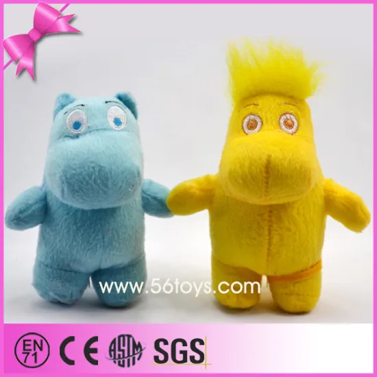 Mini delicate stuffed hippo toy for kids