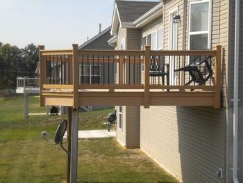 2015 New Model! Easy installation- DIY Composite Plastic Wood WPC Terrace Rail.
