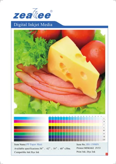 Eco-solvent white PET X-Banner/inkjet media/PP paper matte/inkjet advertisement