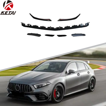 AMG Gaya Gloss Bibir Depan Hitam Dengan Splitter Untuk Benz W177 AMG 2019