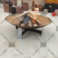 Park Wood Burning Corten Steel firepit