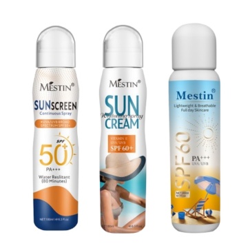 Splay de crème solaire étanche à succès à succès à succès à succès Spf 50