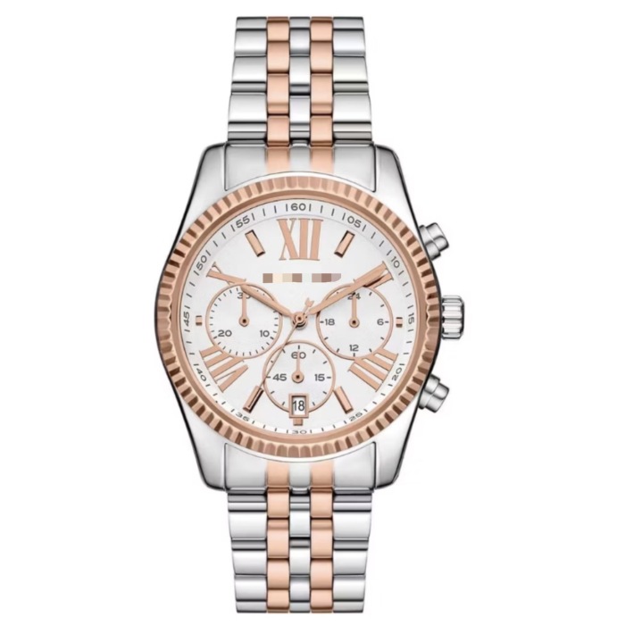 Reloj de cuarzo para mujer con dos manecillas y acero inoxidable pulido en oro cuadrado mini de 14,5 mm