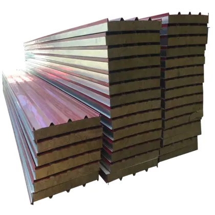 thermal insulation rockwool sound resistance sandwich panel