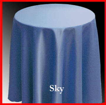 Meja Meja Vinyl Readymade Meliputi 180cm Pusingan