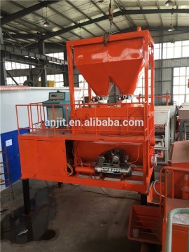 Nieuwe schuimbeton machine met cementzand flyash weeg silo's