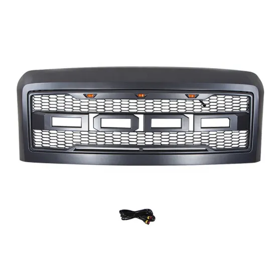 Front Bumper Grill with LED Lights for Ford F250 2008-2011