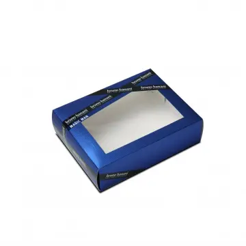 Customized Foldable Card Paper Box With Window