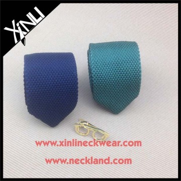 Triangle Tips Perfect Knot Knitted Manufacturer Neck Ties for Men Fashion 2015