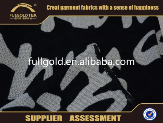 New Fashion Black Polyester Arcylic Fiber Dyed Fancy Fleece Fabric Wholesale