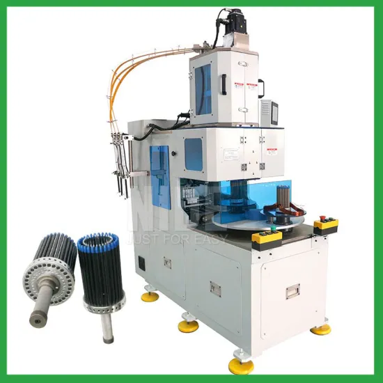 two working stations stator coil winding machine for  2 poles 4 poles and 6poles coil