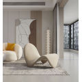 Chaise de langue nordique de designer italien simple salon