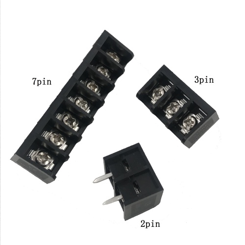 9.5 mm PCB PCB Conector de bloque de terminal de barrera negra