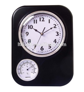 wholesale weather station clock with thermometer hygrometer