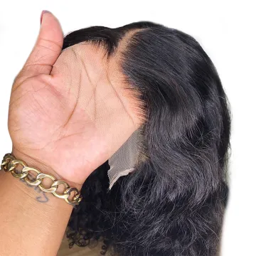 Wholesale Lace Frontal Closure Wig Mink Peruvian Virgin Human Hair Full HD Front Lace Wig Pre Plucked Natural Hairline Vendors