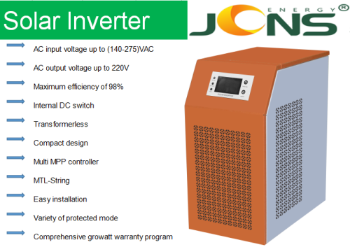 Low cost pure sine wave power inverter built-in mppt controller 3000W