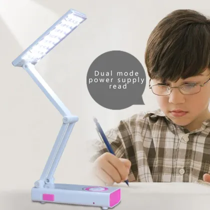 solar led rechargeable light desk lamp for children study