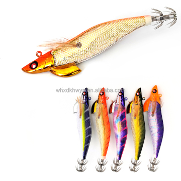 Japan Quality 110mm 25g Glow Squidhook Wood Shrimp Octopus Fishing Jig Head - MISTER LURE