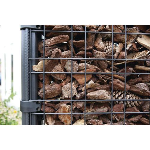 Easly assembled welded galvanized wire mesh gabion box