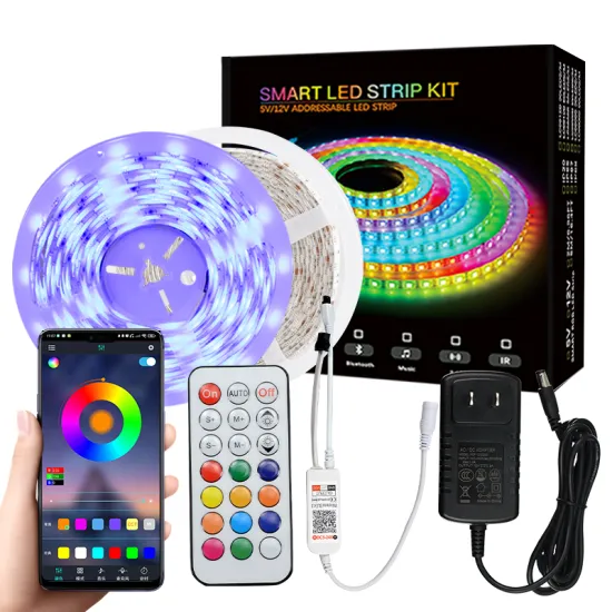 RGB App Control LED Strip Magic Home Phone APP Controlled Smart 5050 Rgb Led Strip Light 5m Rgb Led Strip Light Kit
