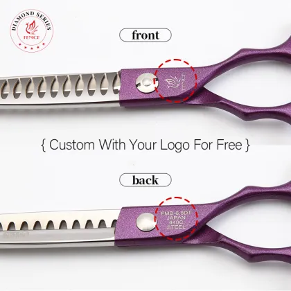 Fenice Multi-Color Pet Grooming Chunker Scissors for Dog Haircuts