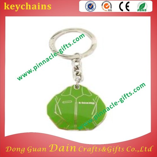 metal apple round shaped Key Ring For Sale