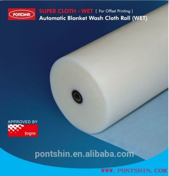 FOGRA Aprroval Komori SPICA Auto Blanket Wet Wash Cloth rolls