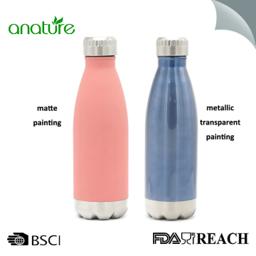 Leak-Proof Cola Shape Travel Sports Water Bottle