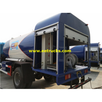 25cbm 10 Wheeler LPG Camiones dispensadores