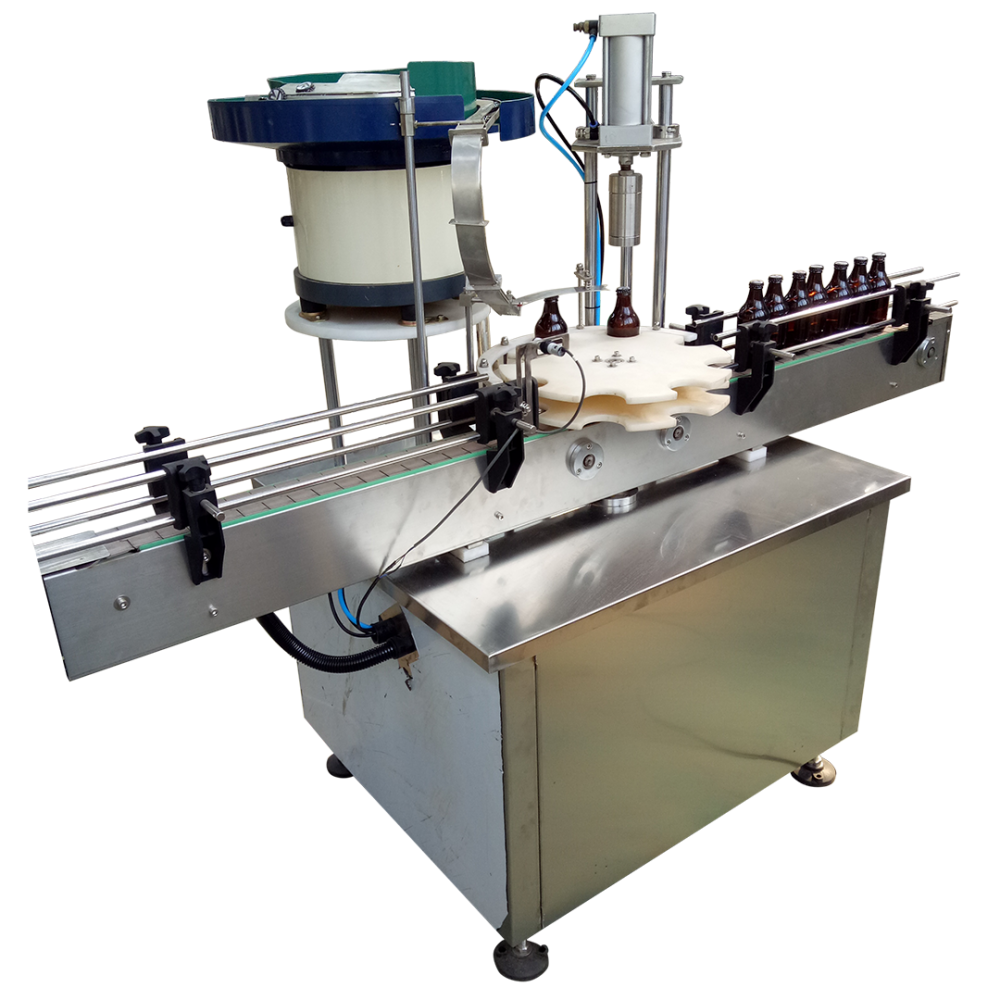 Press Capping Machine For Plastic Top Lid